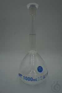 Kundenspezifische Messkolben, Kl. A, 200 ml, NS 19/26, klar, Boro 3.3, DIN/ISO Kundenspezifische...